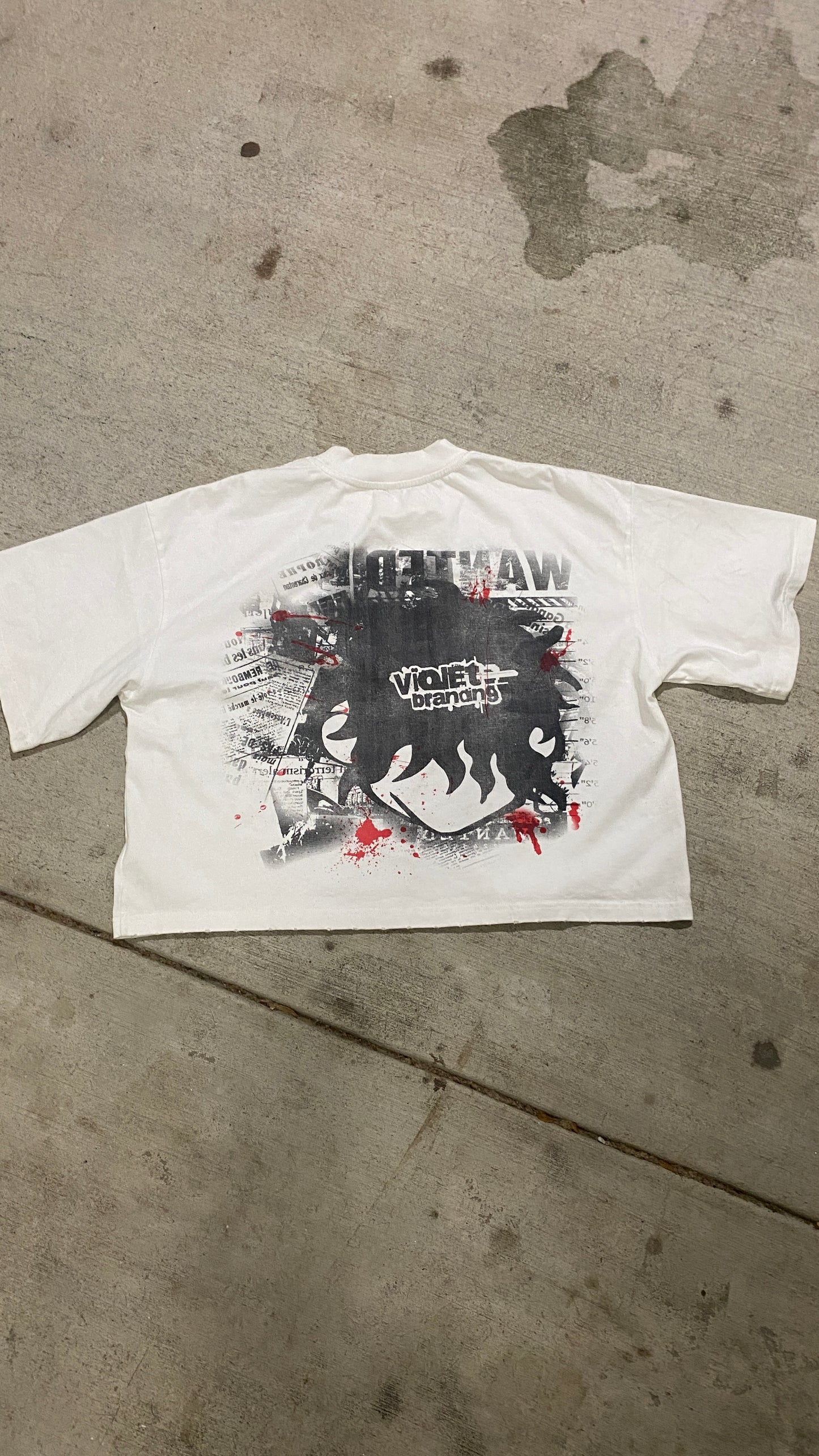 “WANTED” Boxy Tee