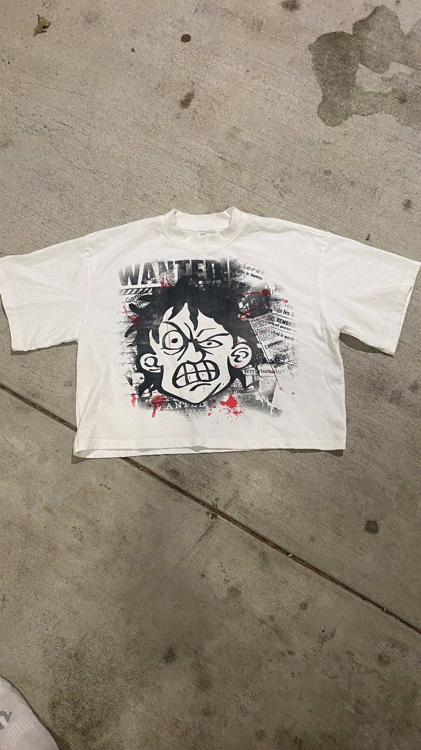 “WANTED” Boxy Tee